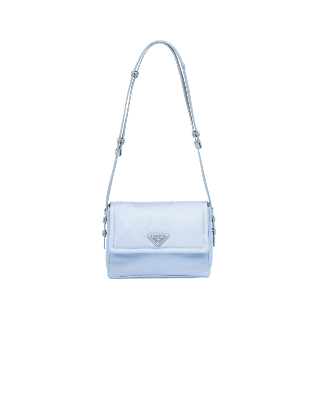 Prada Small Padded Re-nylon Shoulder Bag Celeste | XOKLWS785