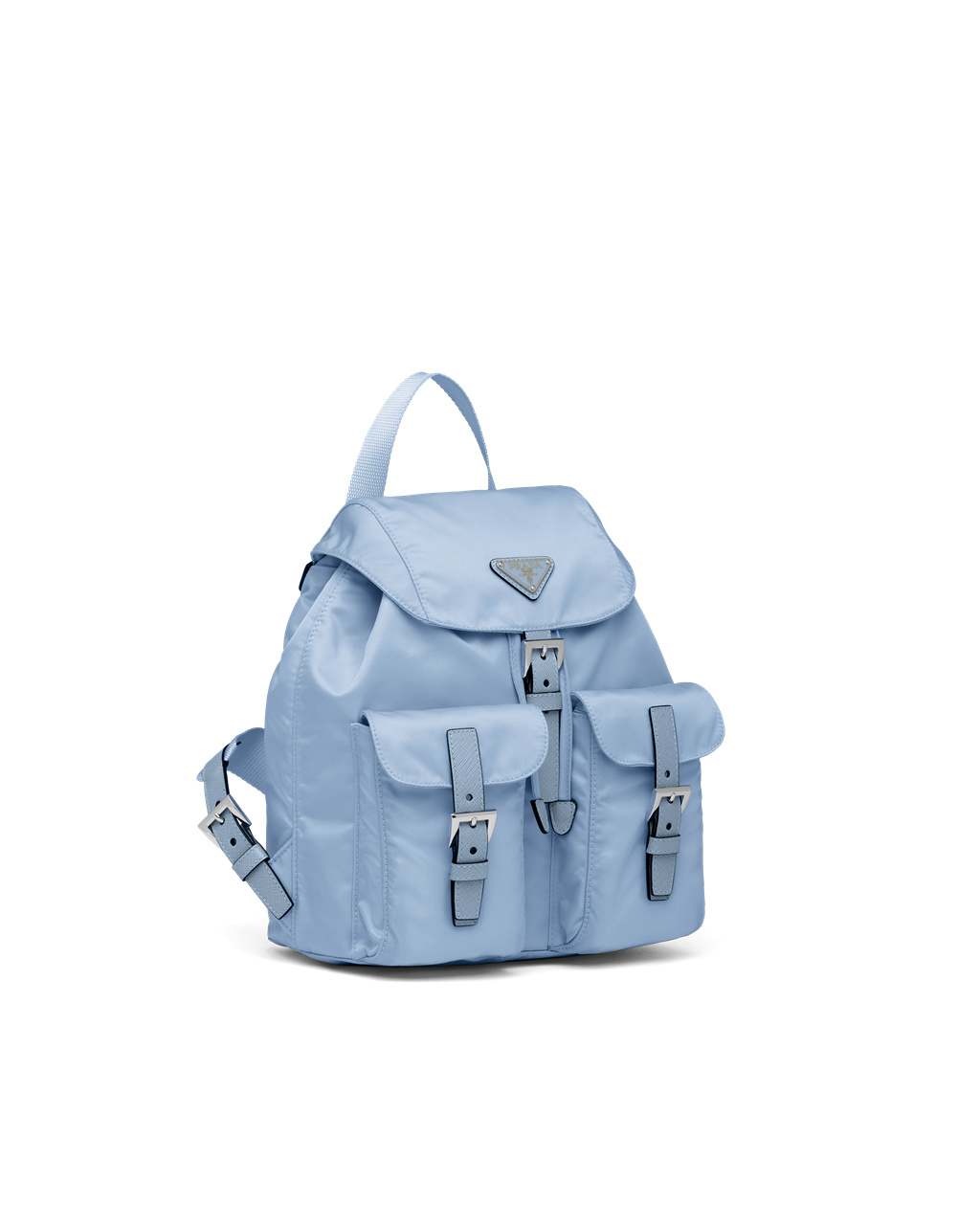 Prada Small Re-nylon Backpack Celeste | UXMOED173