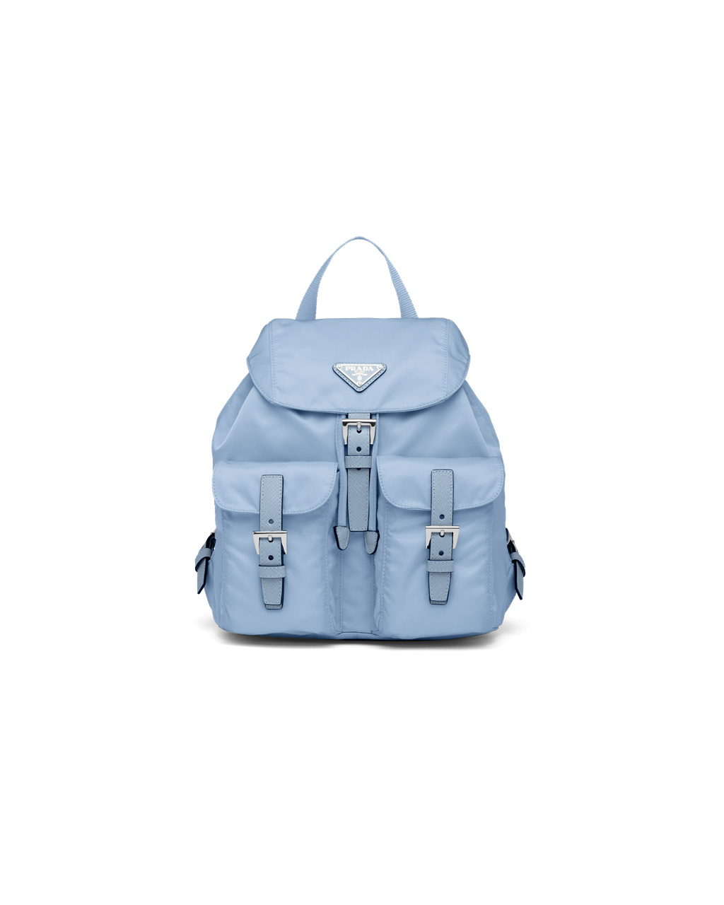 Prada Small Re-nylon Backpack Celeste | UXMOED173