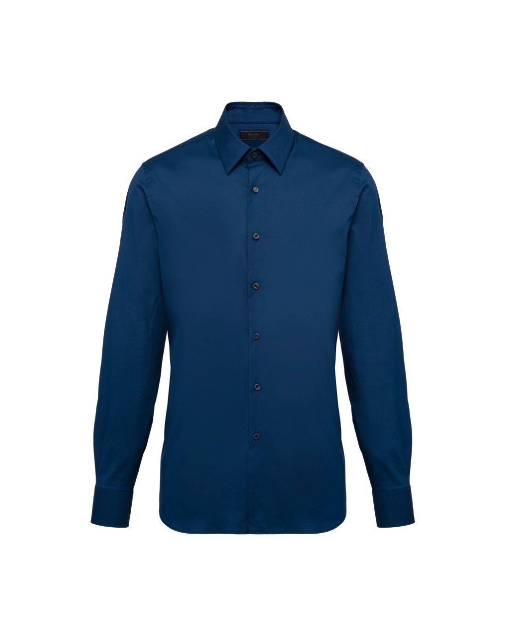 Prada Stretch Poplin Shirt Denim | SKYPHD630