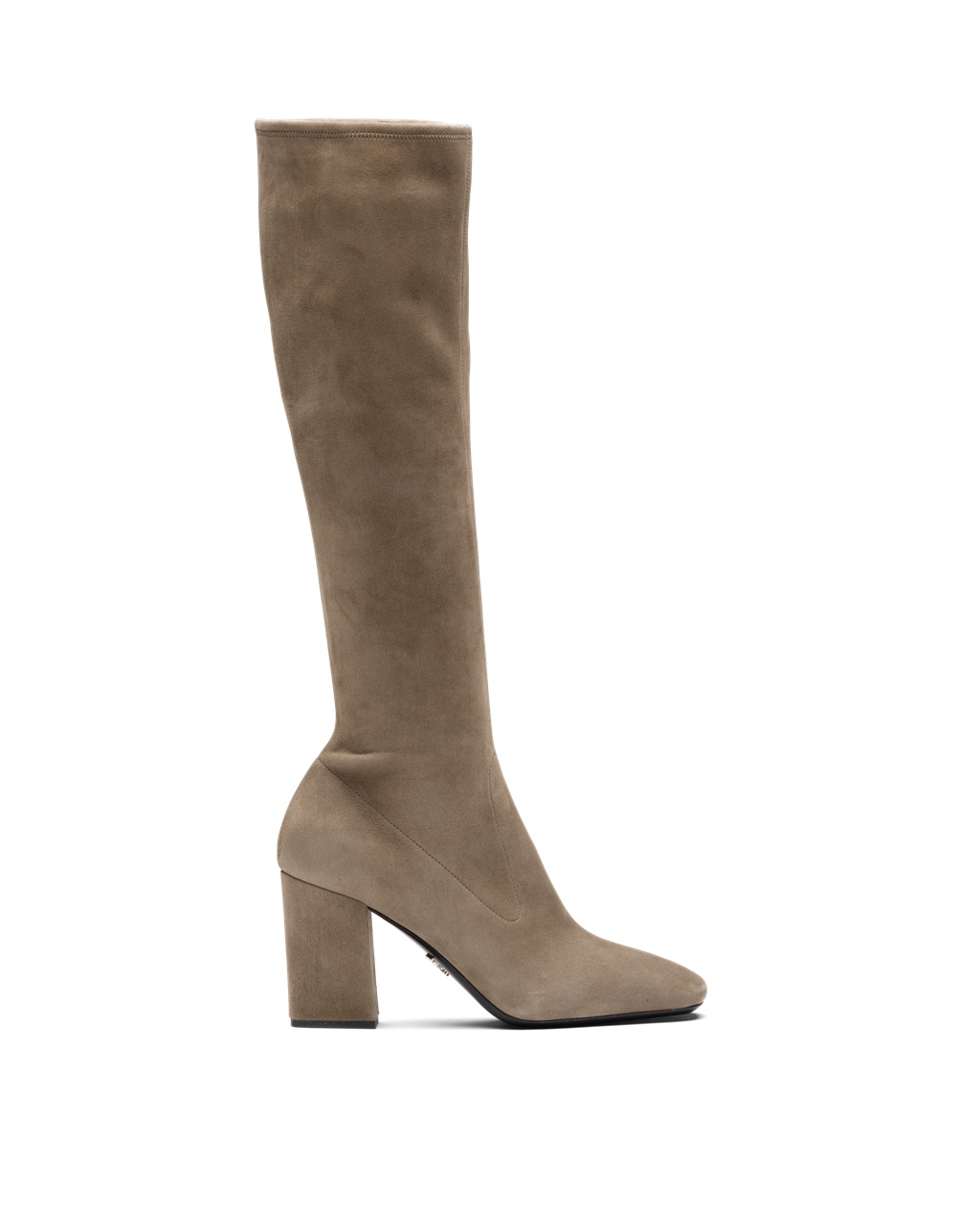 Prada Stretch Velúr Boots Stone | KMWLNO178