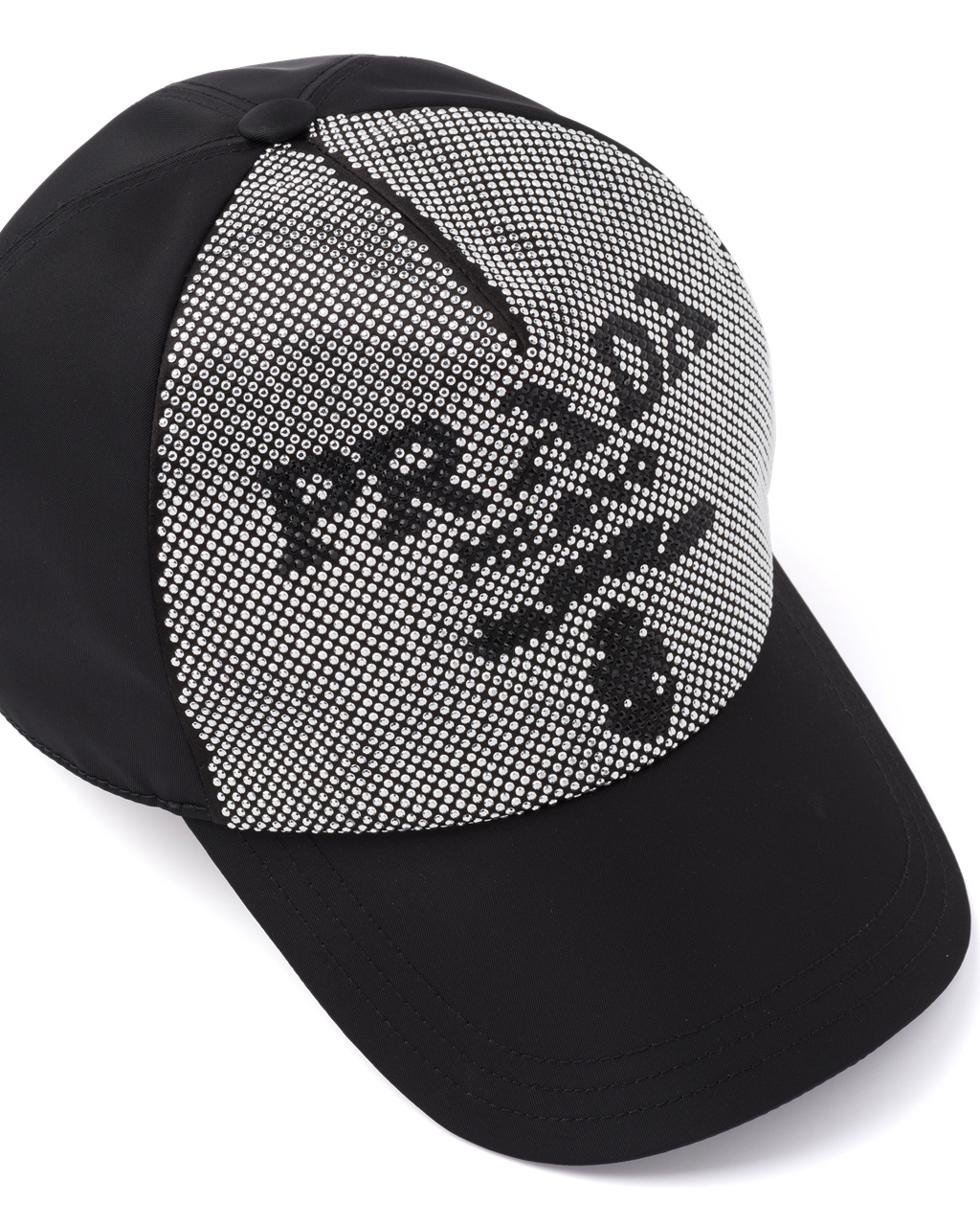 Prada Studded Re-nylon Baseball Cap Fekete | TWJGKU287