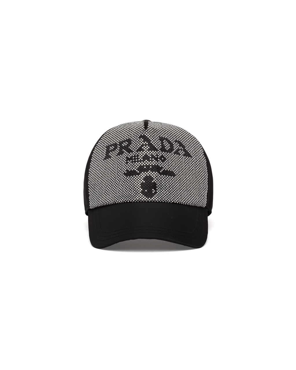 Prada Studded Re-nylon Baseball Cap Fekete | TWJGKU287