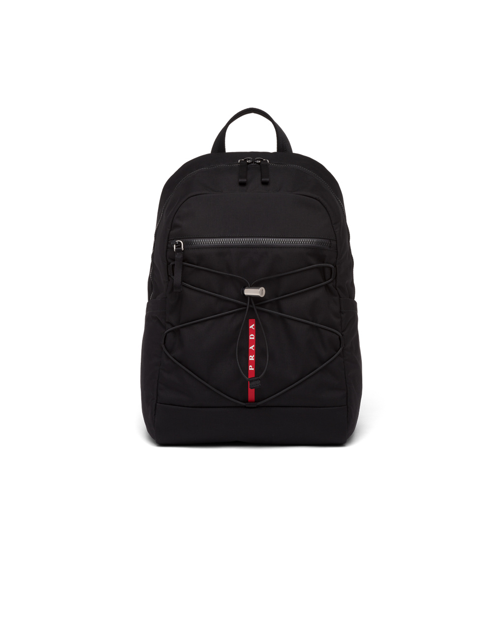 Prada Technical Fabric Backpack Fekete | QKHIYG061