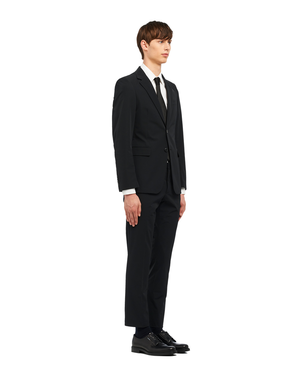 Prada Technical Fabric Single-breasted Suit Fekete | STOIVJ798