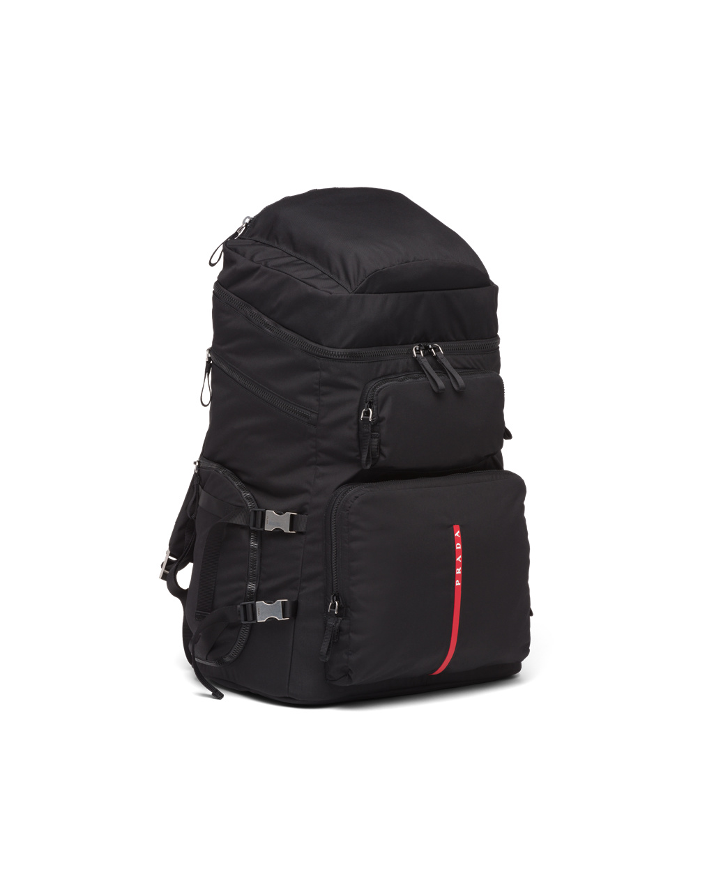 Prada Technical Fabric Ski Boot Backpack Fekete | LDXEYU869