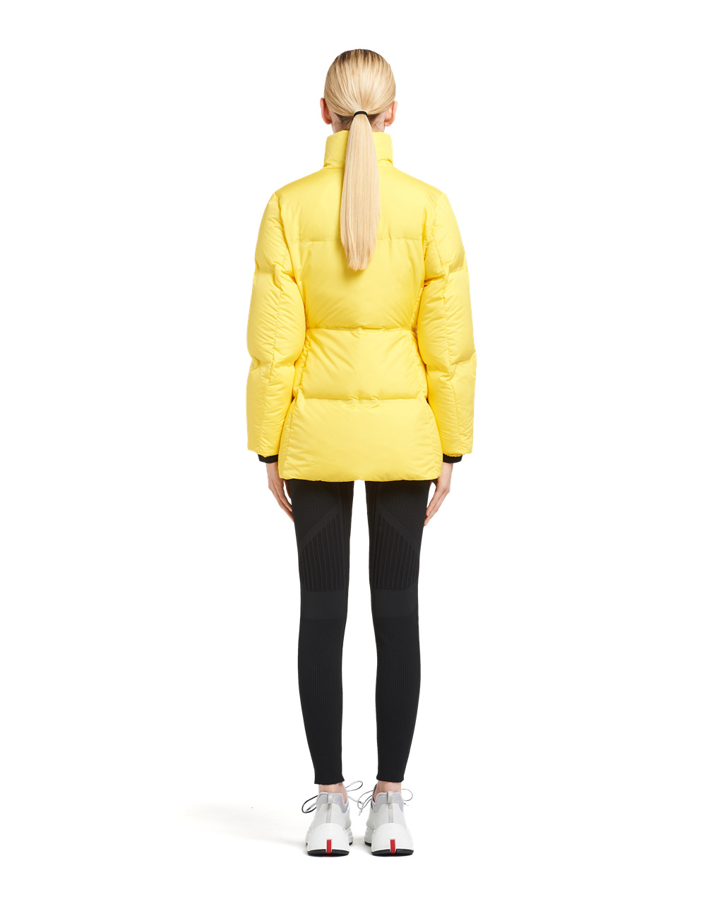 Prada Technical Nylon Puffer Jacket Sárga | PJTIAN530