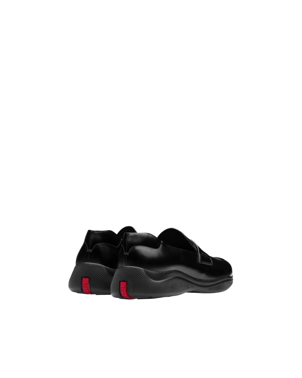 Prada Toblach Brushed Bőr Slip-on Sneakers Fekete | IXBZTR752