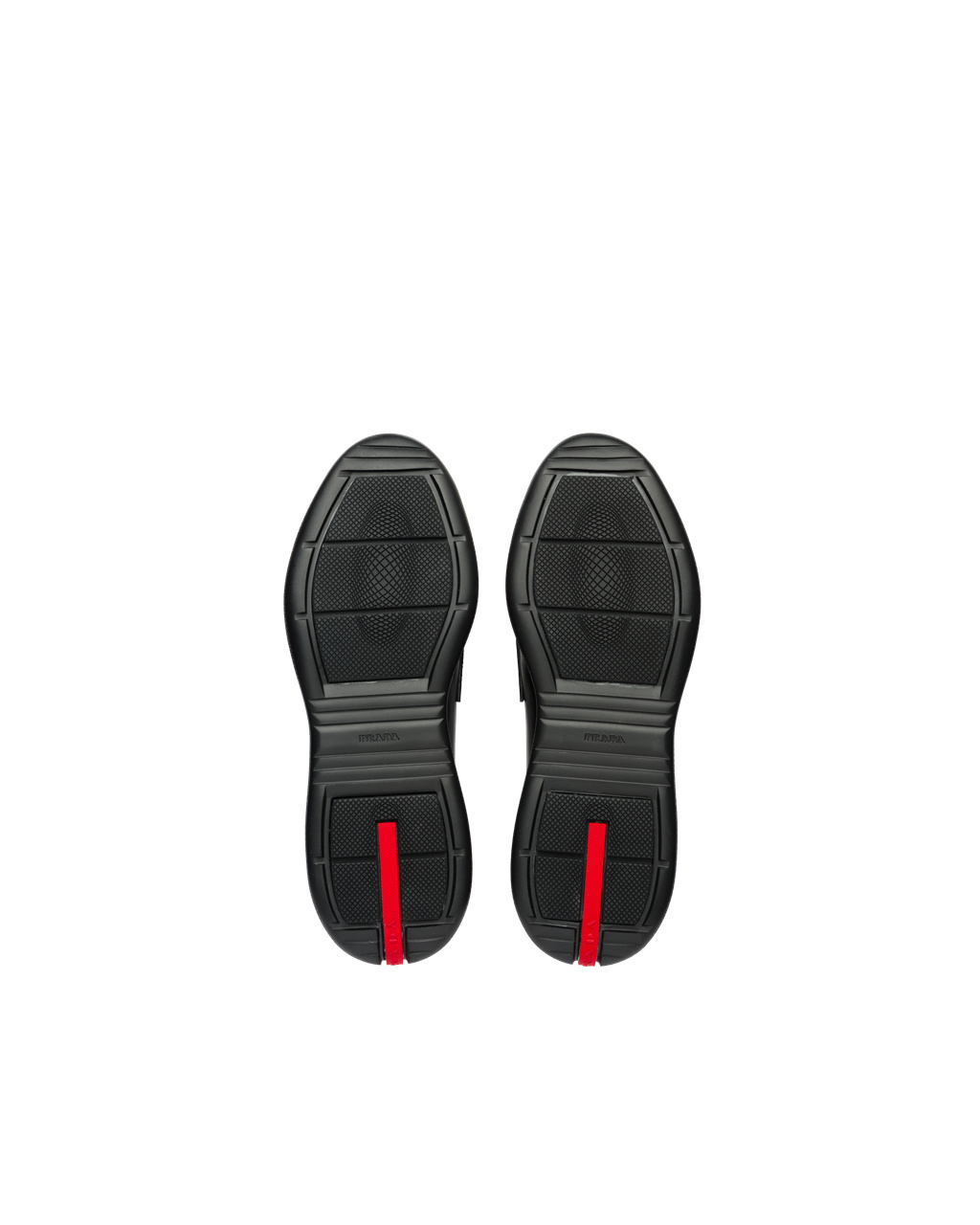 Prada Toblach Brushed Bőr Slip-on Sneakers Fekete | IXBZTR752