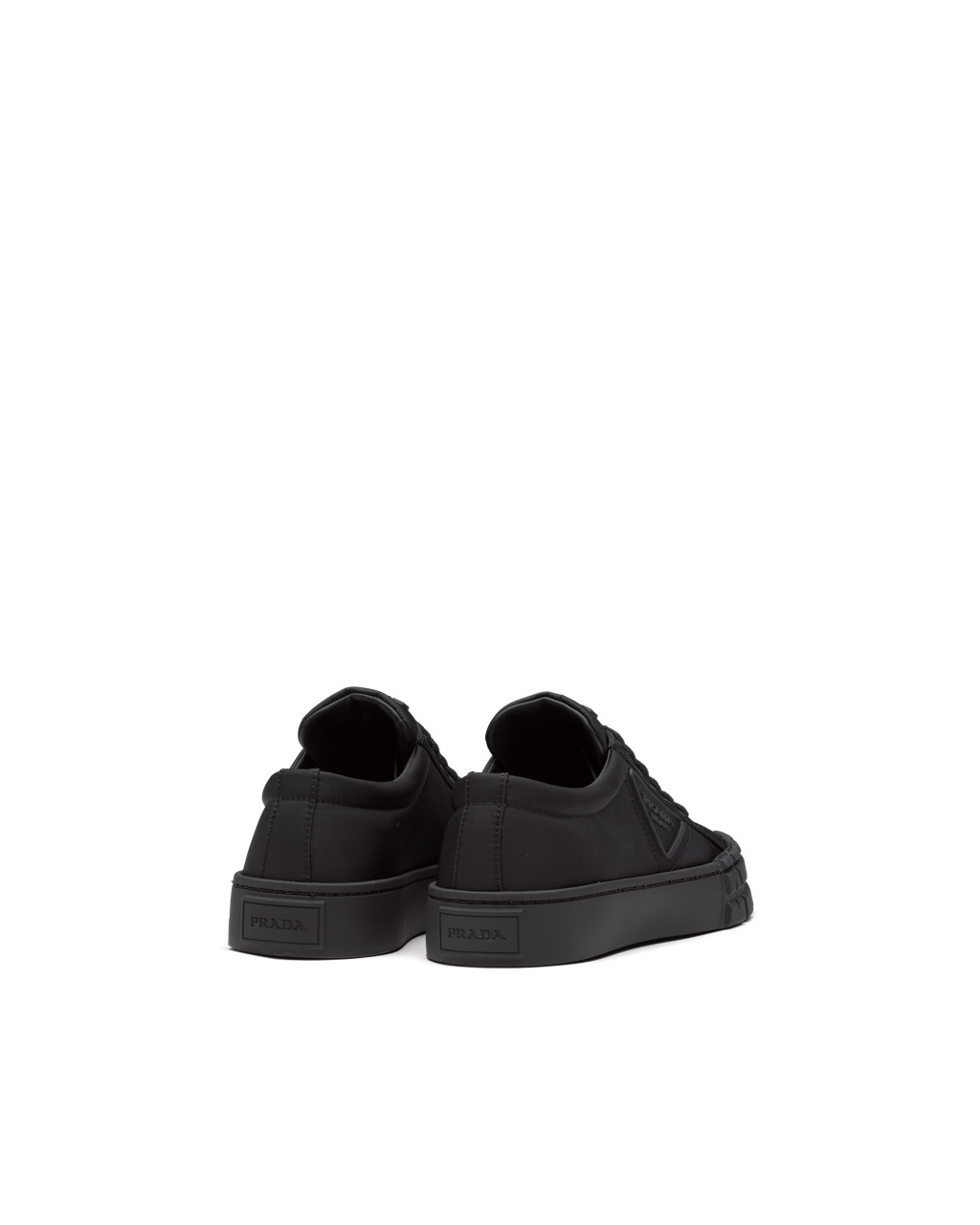 Prada Wheel Re-nylon Gabardine Sneakers Fekete | PTXOJK547