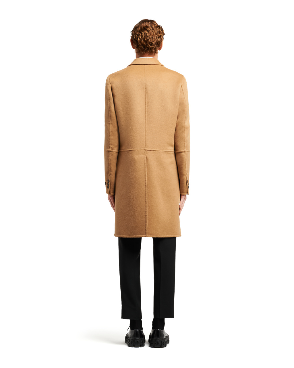 Prada Wool And Angora Coat Barna | YEBVPR742