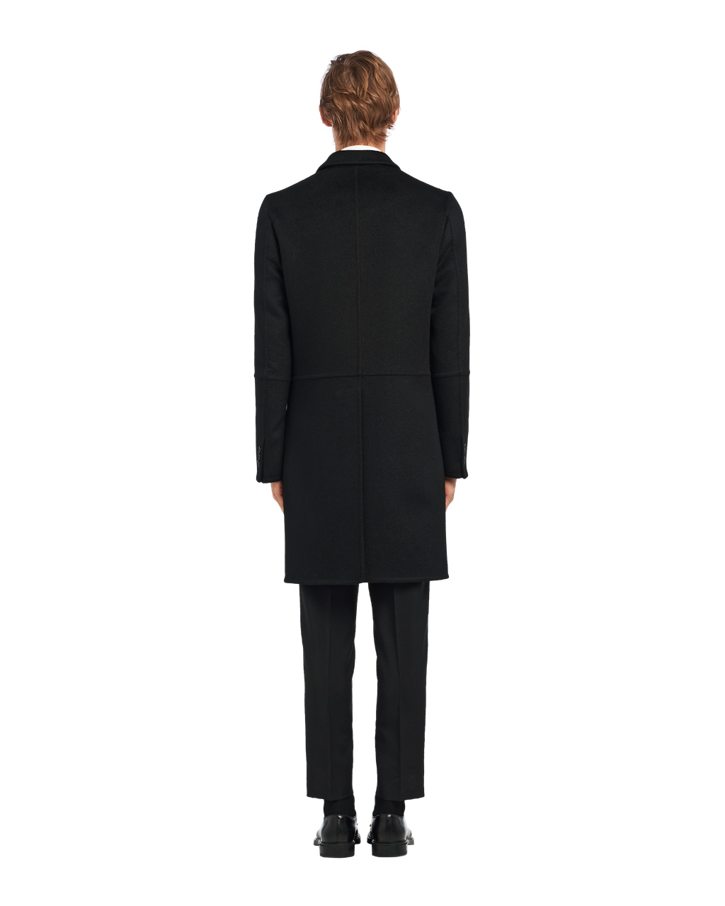 Prada Wool And Angora Coat Fekete | OCADXL739