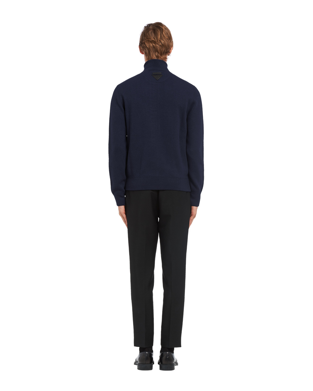 Prada Wool And Cashmere Cardigan Sötétkék | RDXIWH406