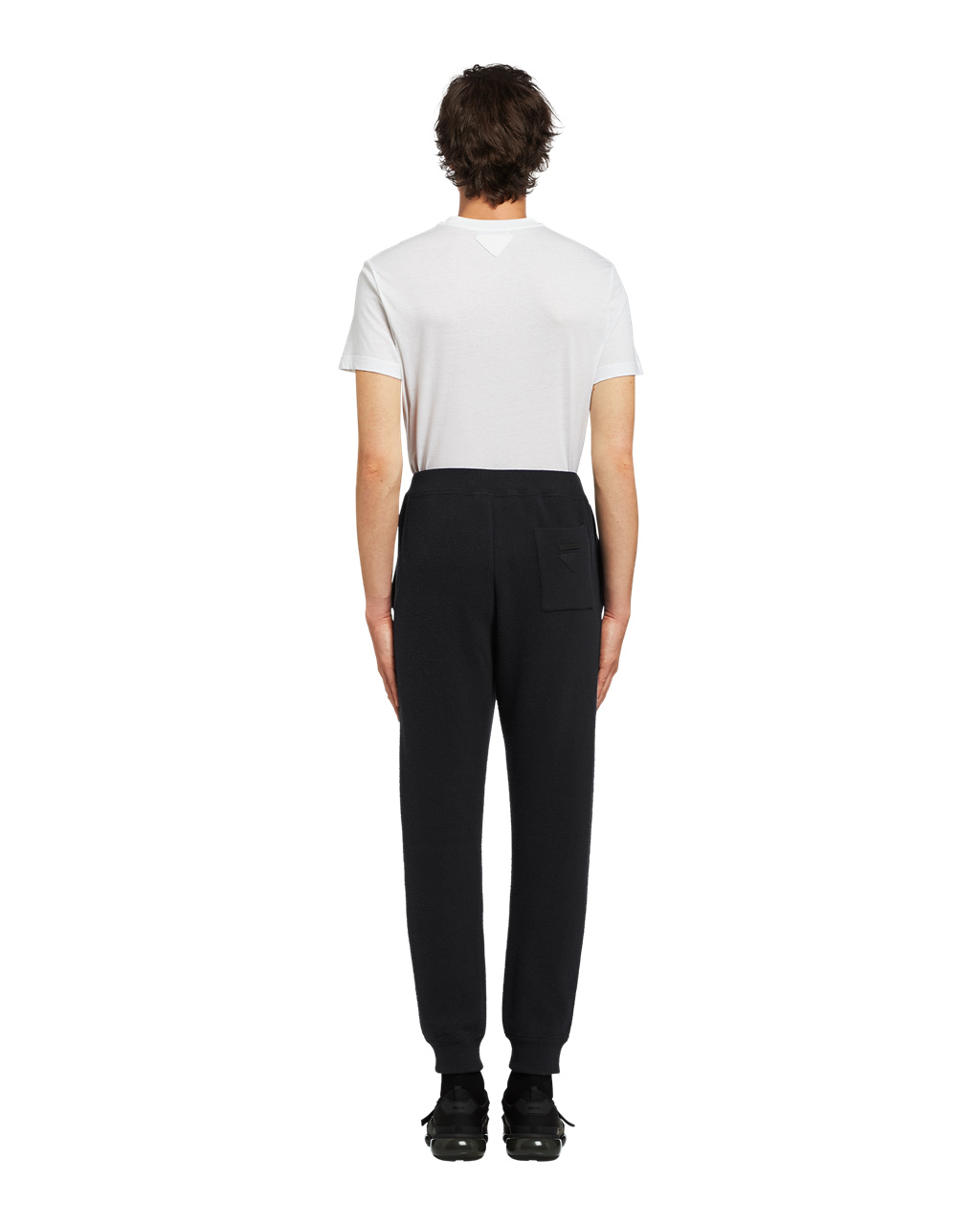 Prada Wool And Cashmere Jogging Pants Fekete | QSKUOG693