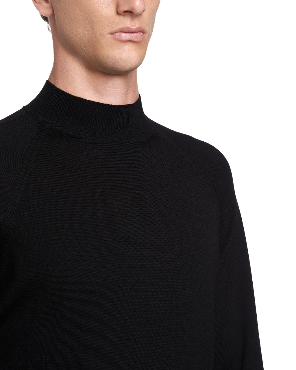 Prada Worsted Wool Turtleneck Pulóver Fekete | TALYWM193