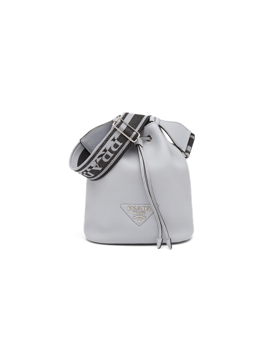 Prada Bőr Bucket Bag Cornflower | LXWPUF610