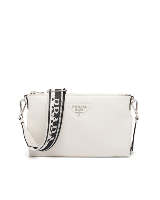 Prada Bőr Shoulder Bag Fehér | JMXTNK725