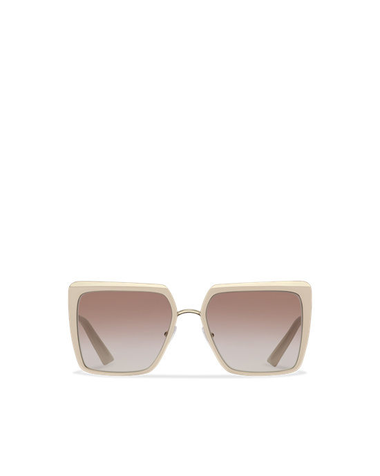 Prada Prada Cinéma Sunglasses Squared Kávé | EWAIUD483