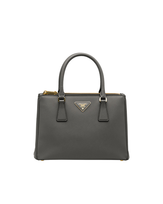 Prada Prada Galleria Saffiano Bőr Medium Bag Slate Gray | AZSBFX058