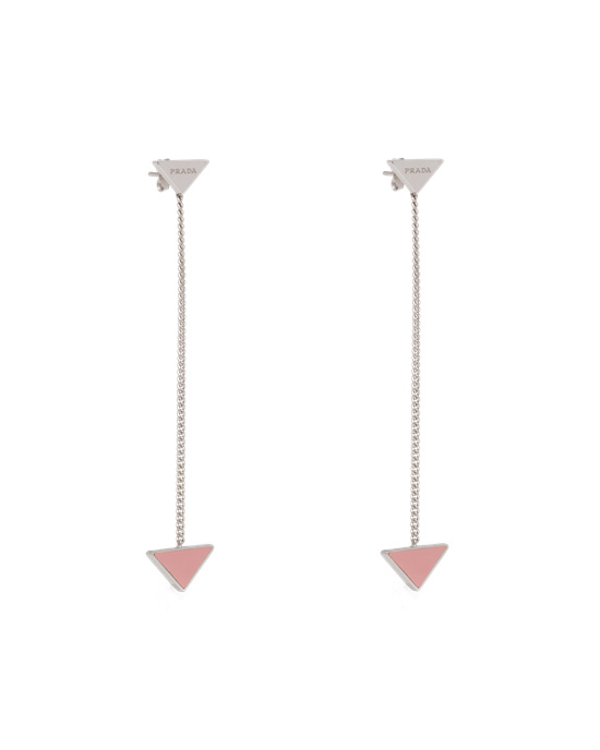 Prada Prada Symbole Drop Earrings Rózsaszín | BSLFTQ426