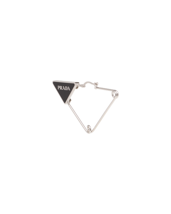 Prada Prada Symbole Single Earring Fekete | BVCSHJ948