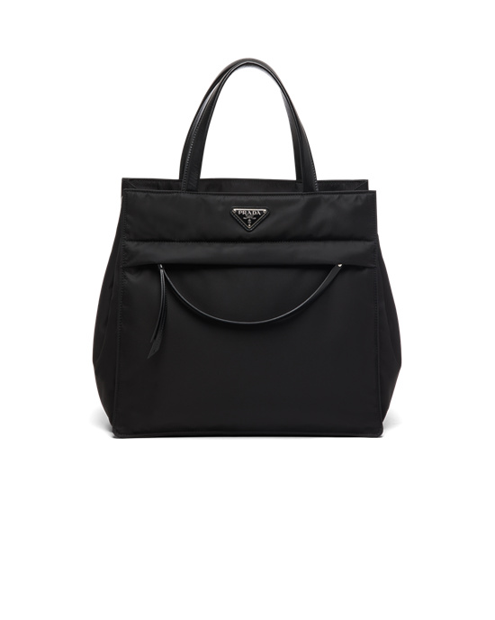 Prada Quilted Nylon Tote Bag Fekete | TCYWLP652