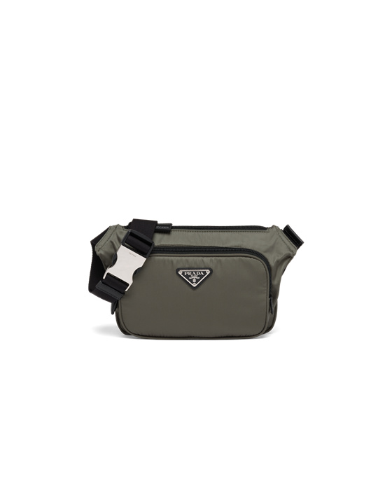 Prada Re-nylon And Saffiano Bőr Shoulder Bag Zöld | QKSCAN197