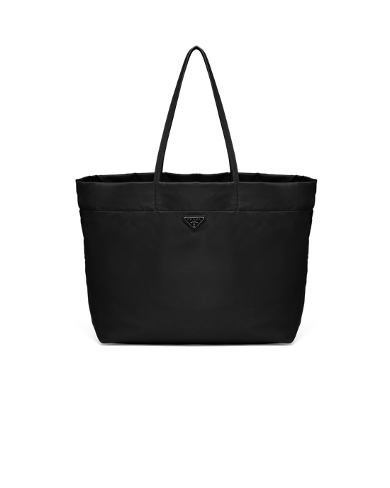 Prada Re-nylon And Saffiano Bőr Tote Bag Fekete | OBCVTI234