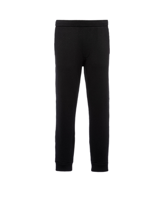 Prada Re-nylon Gabardine And Wool Pants Fekete | DVCXKB523