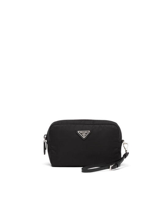 Prada Re-nylon Pouch Fekete | UZPGRE975