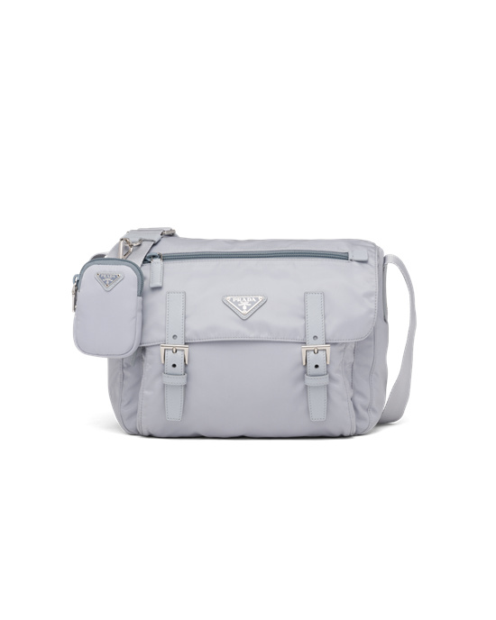 Prada Re-nylon Shoulder Bag Kék | YCESZU327