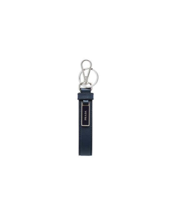 Prada Saffiano Bőr Keychain Kék | OGDQRY023