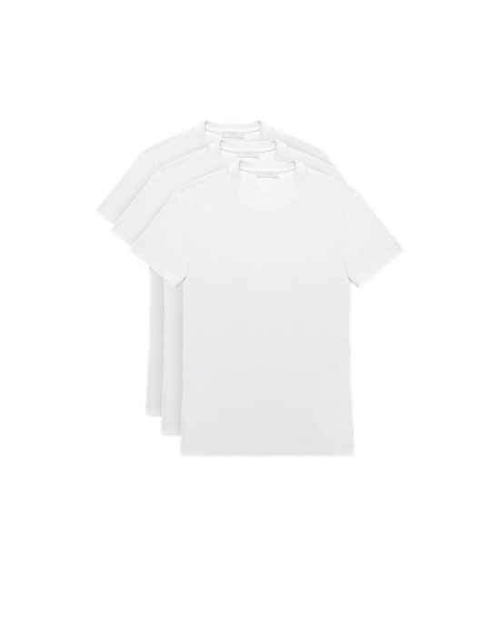 Prada Three Pack Pamut Jersey T-shirts Fehér | DFJYEM106